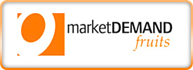 Market demand fruits logo